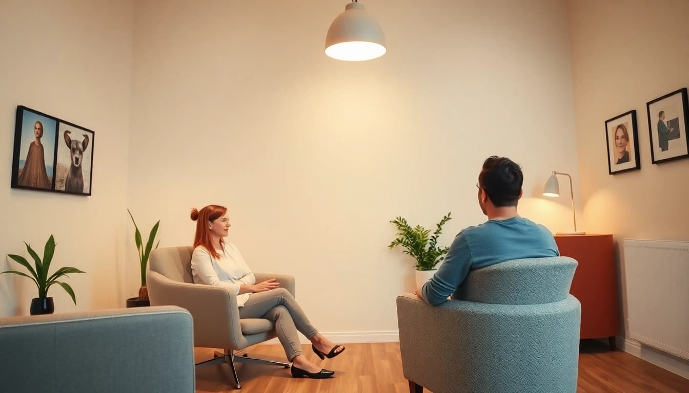 Hypnose Hamburg: Entspannte Sitzung in einer modernen Hypnosepraxis.