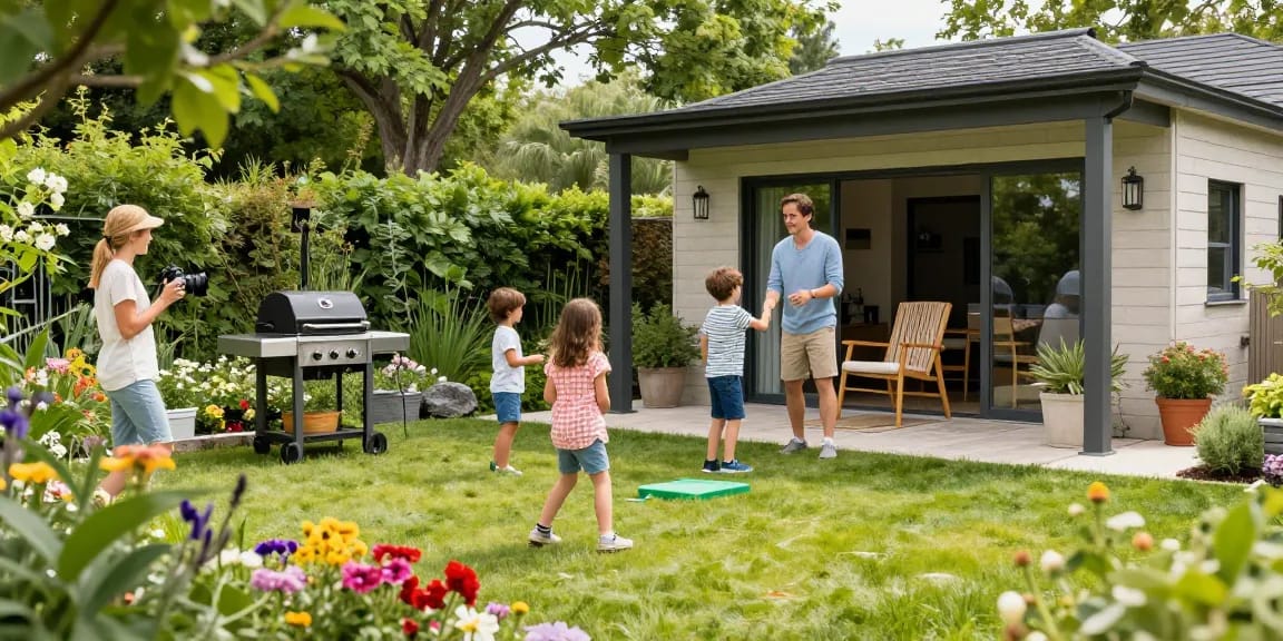 Gartenhaus kaufen für eine entspannte Zeit im Garten mit Familie und Freunden