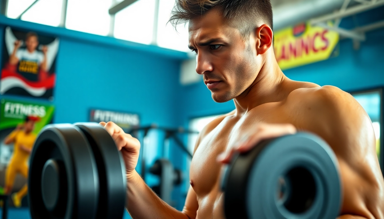Primobal Primobolan und Fitnesstraining mit einer entschlossenen Sportlerin in einem modernen Fitnessstudio.