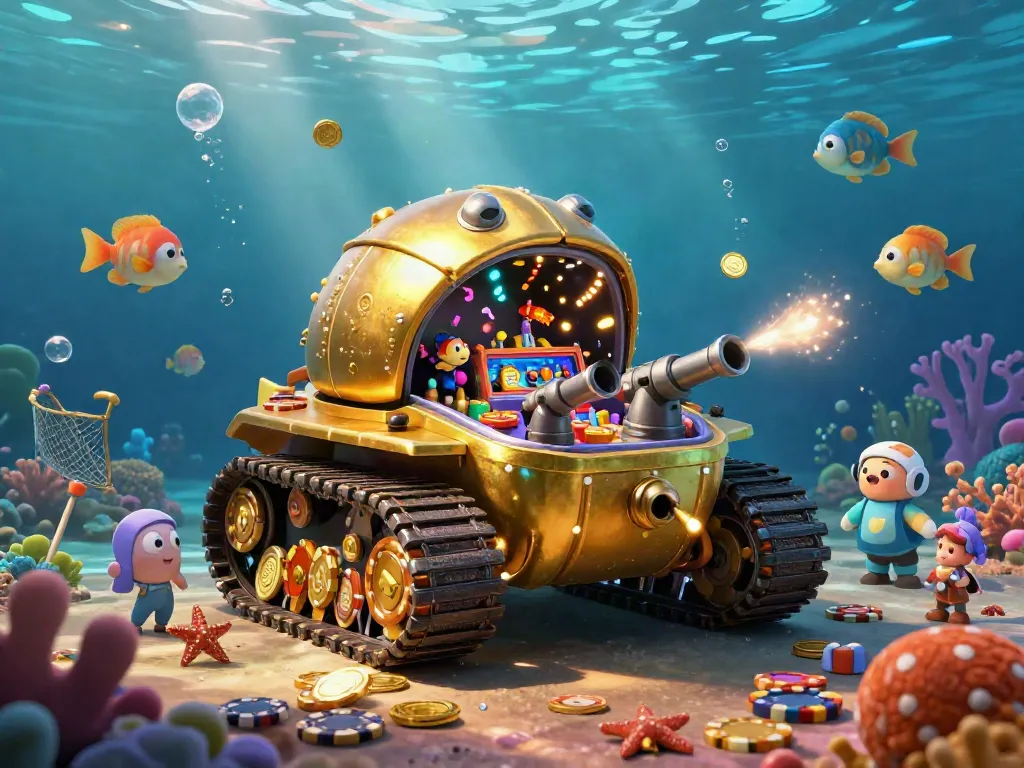 Shoot fish with strategic tips in the vibrant underwater casino scene Mẹo Bắn Cá.