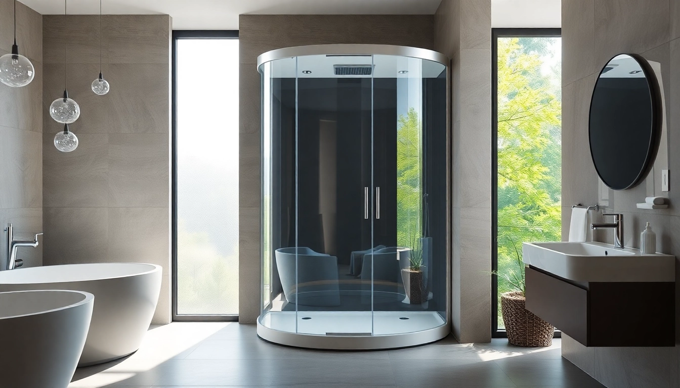 Dusche 100x100 in modernem Badezimmer mit eleganten Armaturen und viel Licht.