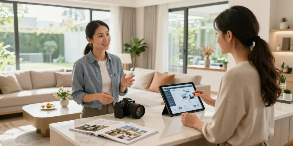 Bester Immobilienmakler Frankfurt präsentiert modernes Zuhause mit hellen Räumen.