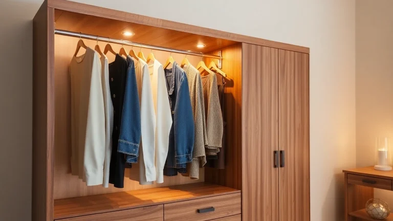 Rutschfeste kleiderbügel in edler Samtoptik präsentieren stilvolle Aufbewahrungslösungen in einem modernen Raum.