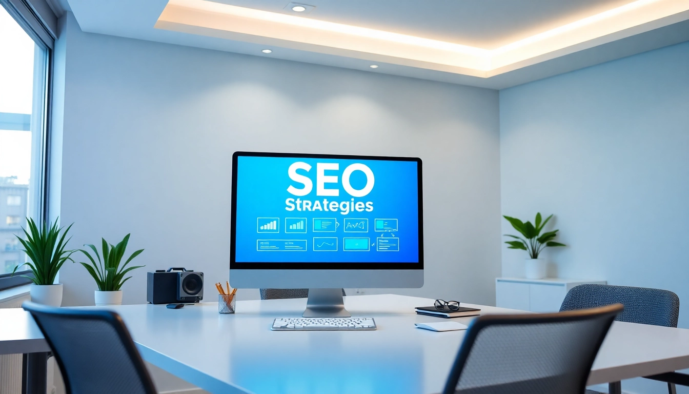 Optimize your digital presence with SEO.my by analyzing effective strategies in a modern office setting.