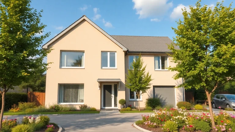 Haus kaufen: Modernes Einfamilienhaus in ruhiger Lage mit Garten und schöner Umgebung.