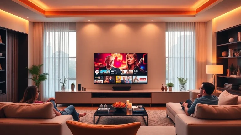 Enjoy seamless streaming and premium channels with IPTV kaufen in a cozy living room setting.