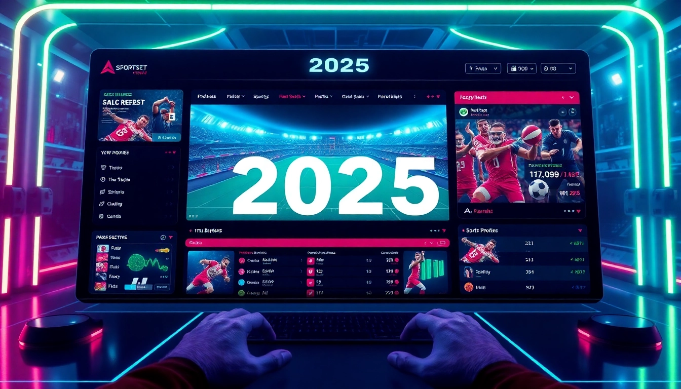 Explore neue wettanbieter 2025 through a vibrant sports betting interface featuring user-friendly design and innovative options.