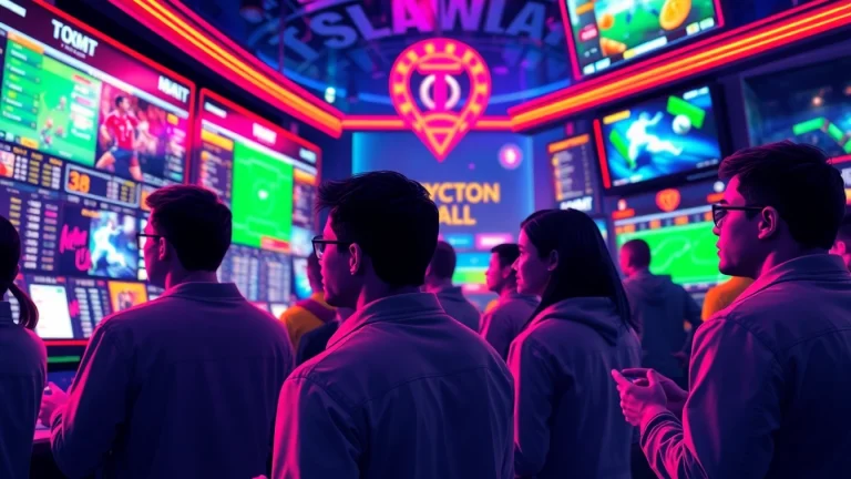 Experience the excitement of crypto betting with individuals engaged in dynamic betting activities on modern screens.