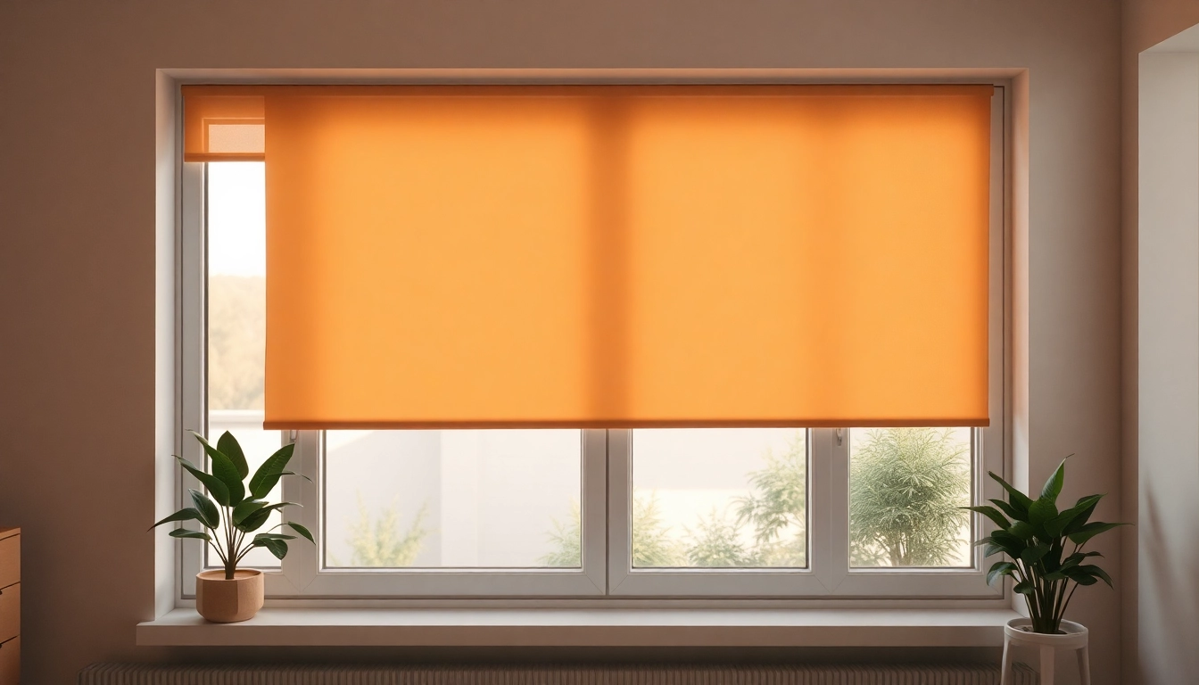 Schönes Plissee ohne Bohren, das elegant am Fenster befestigt ist, verleiht dem Raum eine gemütliche Atmosphäre.