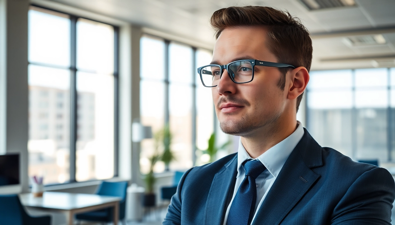 Headhunter Wolfsburg berät Kunden in modernem Büro mit professioneller Ausstrahlung.