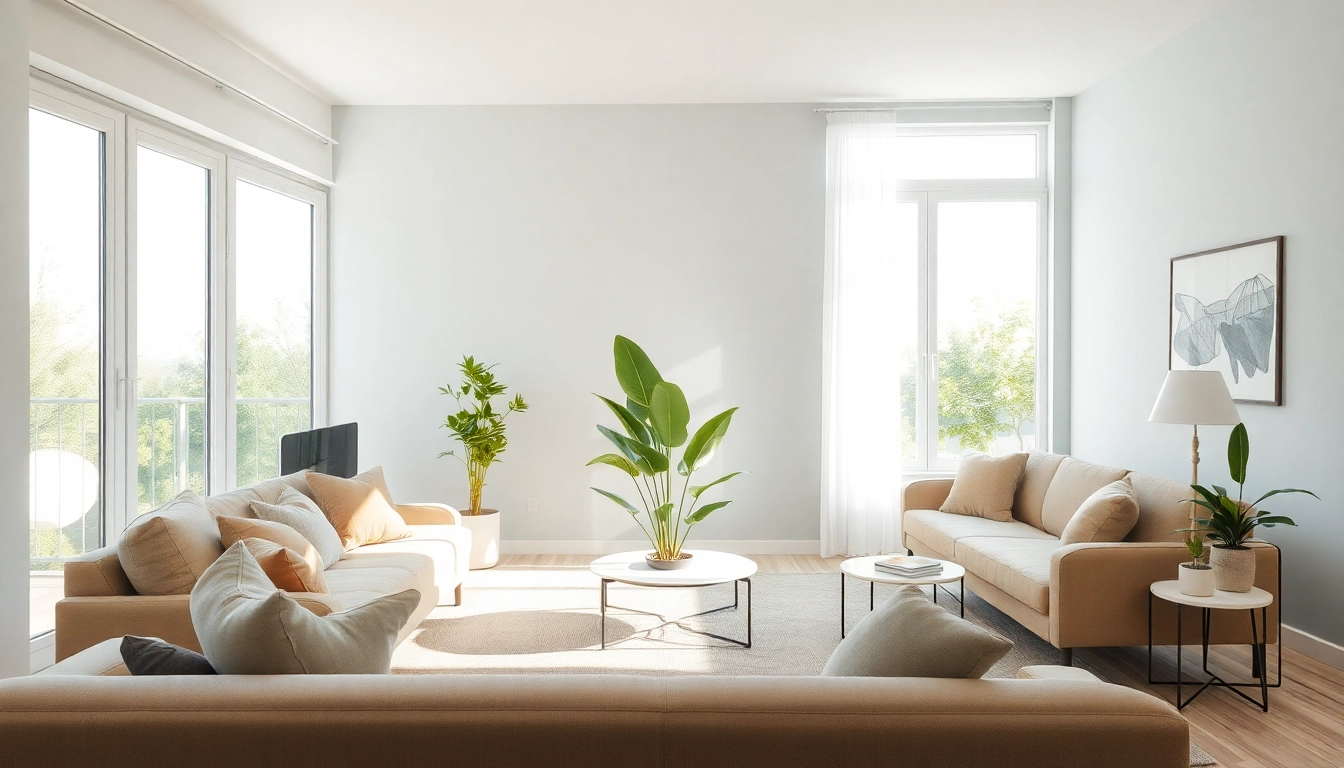 Inspirierendes Wohnzimmer mit harmonischer Raumgestaltung und natürlichen Lichtverhältnissen, das Gemütlichkeit ausstrahlt.