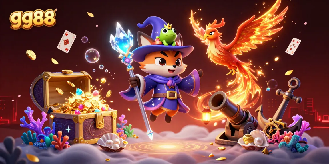 Experience thrilling gameplay with gg88 in an enchanting 3D casino world filled with magic.